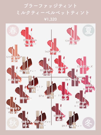 ジューシーラスティングティント/rom&nd/リップティントを使ったクチコミ(10枚目)