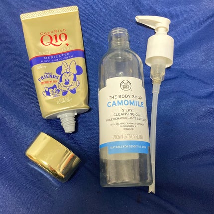 THE BODY SHOP シルキー クレンジングオイル CAのクチコミ「#使い切りコスメ
特にゴリ推しコスメたち!
💙シルキー クレンジングオイル CA/THE .....」(2枚目)