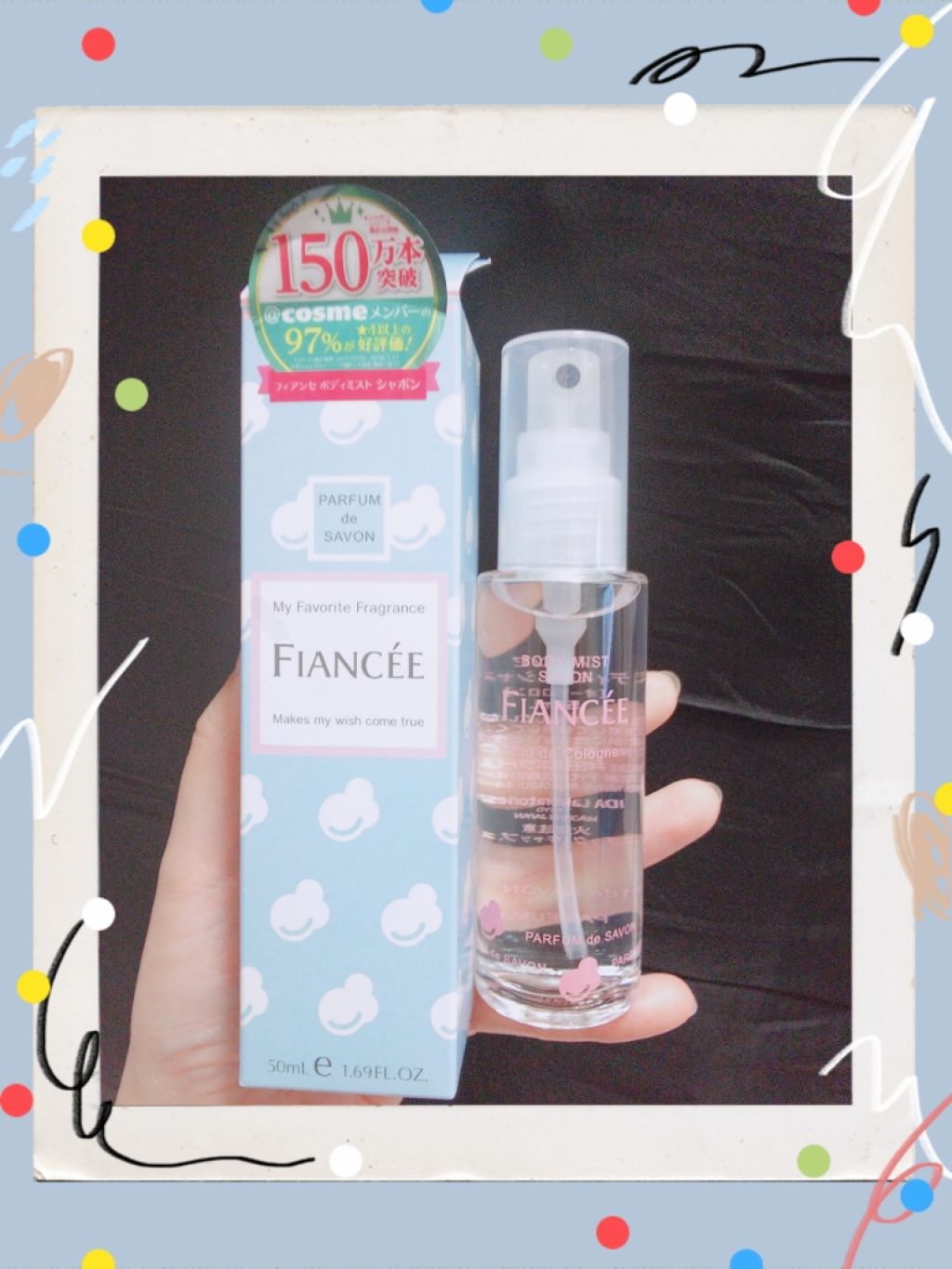 ボディミスト シャボン/フィアンセ/香水(レディース)を使ったクチコミ（1枚目）