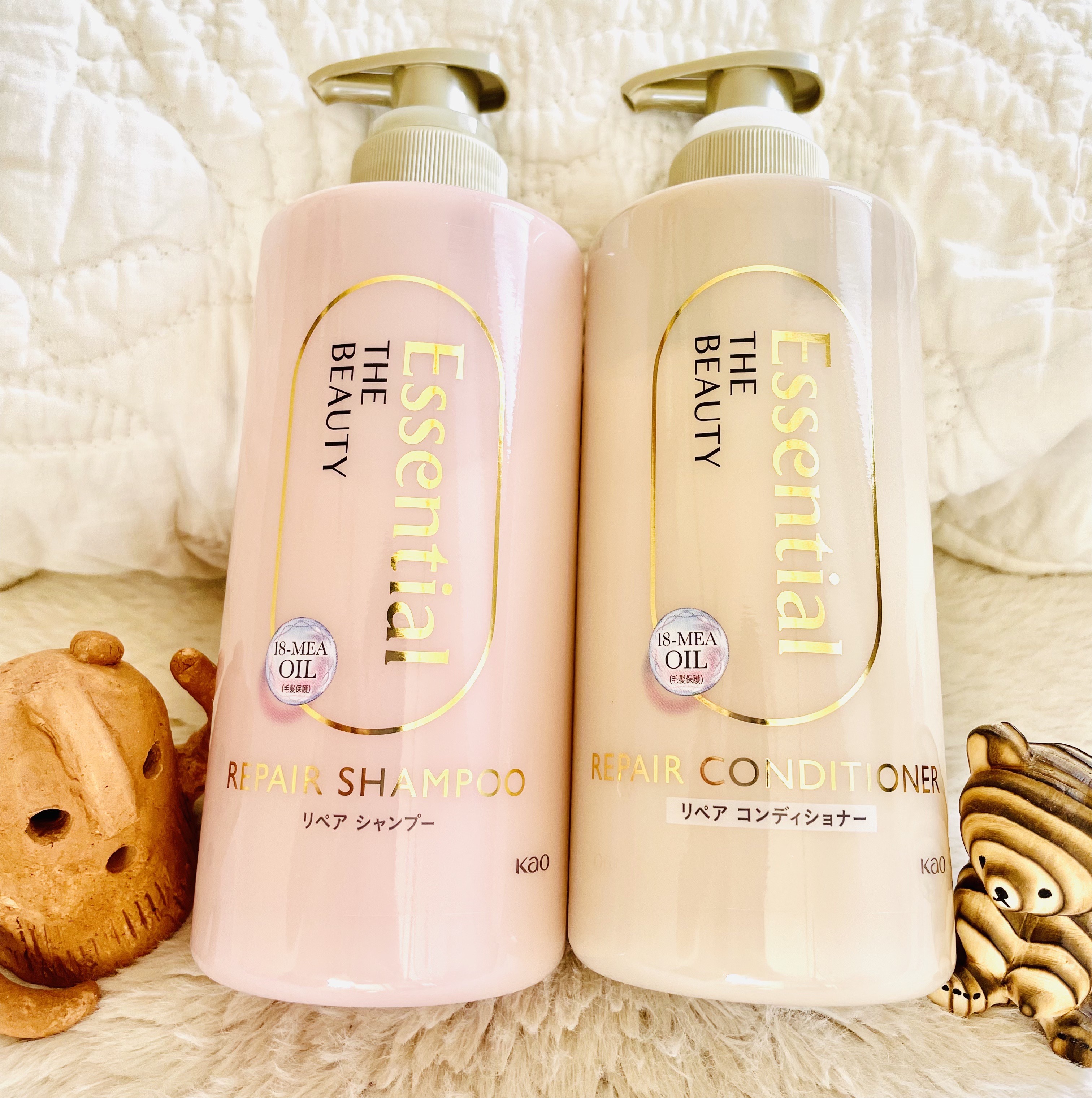 ザビューティ リペアシャンプー・コンディショナー/エッセンシャル/市販シャンプーを使ったクチコミ（1枚目）