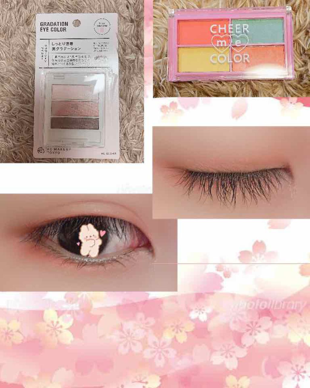 AC グラデーションアイカラー/AC MAKEUP/アイシャドウパレットを使ったクチコミ（2枚目）