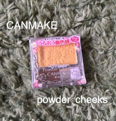 CANMAKE
powder cheeks  PW40

黄色のチークで単色としては少し使いにくいですがキャンメイクのグロウフルールチークスと重ねてみると色が柔らかくなってかわいかったです🙆ただ付属のブ