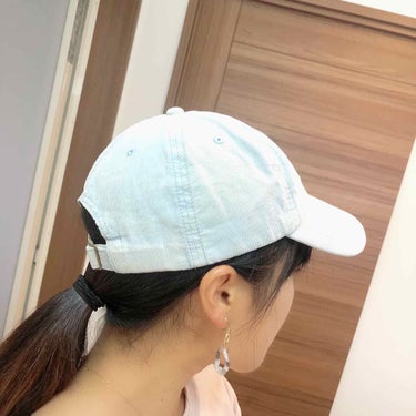 アリミノ ピース ウェットオイル ジュレのクチコミ「寝坊した時の⏰💤【🧢キャップ×低めポニー🐴】シンプルかわいい🍒
.
今日は息子の運動会でした😆.....」（2枚目）