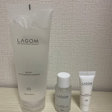 *✩LAGOM ~GEL TO WATER CLEANSER~✰*

メイク前の肌の乾燥が気になり購入
購入場所 → LOFT・Qoo10
購入金額 → LOFTはセットで2500円くらい...?? 
