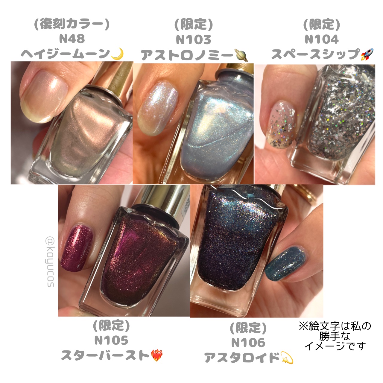 カラフルネイルズ/キャンメイク/マニキュアを使ったクチコミ（2枚目）