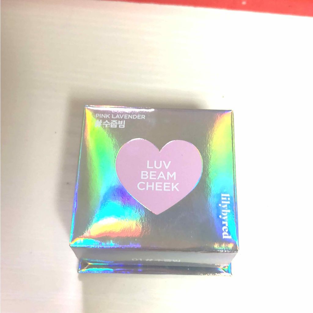 Luv Beam Cheek/lilybyred/パウダーチークを使ったクチコミ(1枚目)