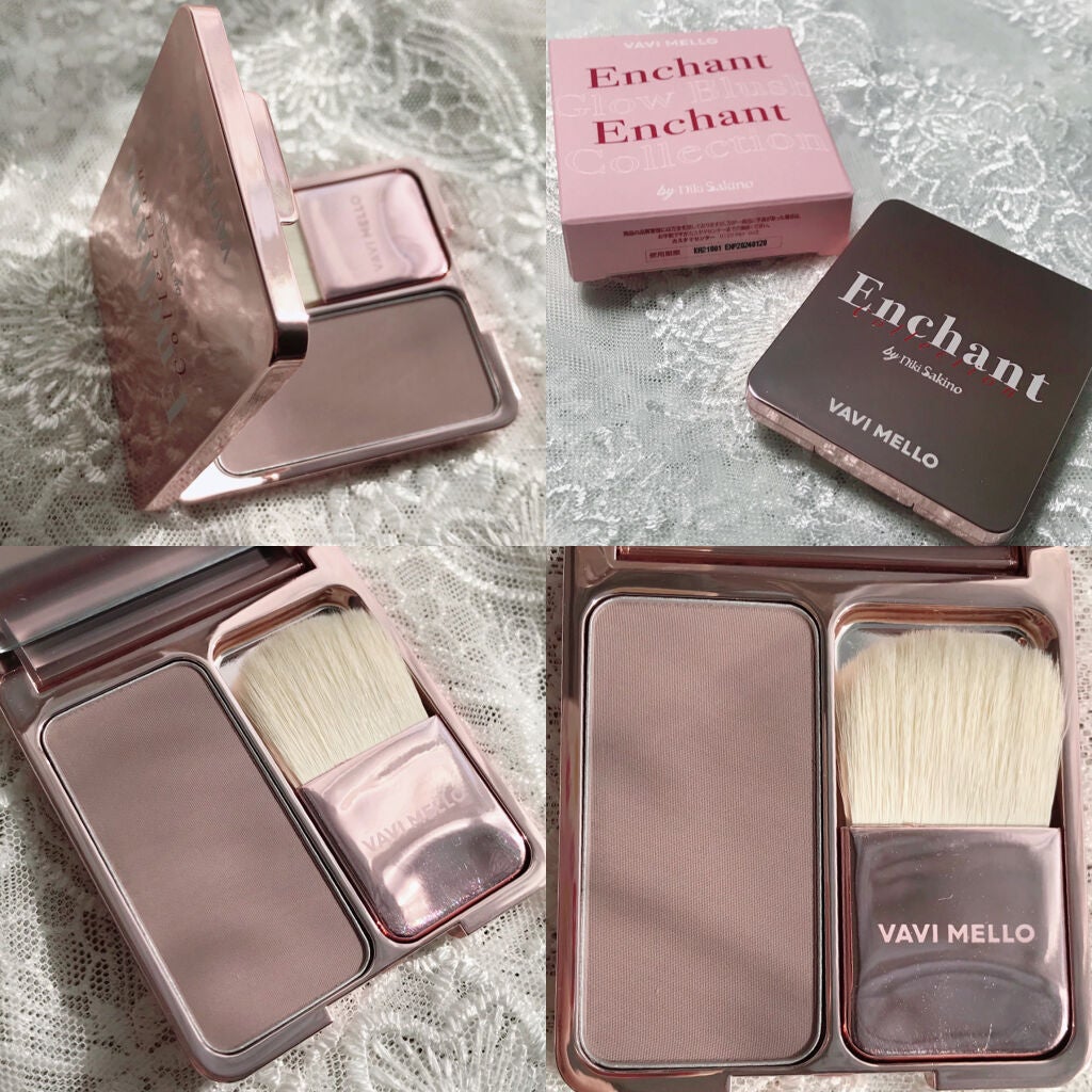 エンチャントグロウブラッシュ/VAVI MELLO/パウダーチークを使ったクチコミ(2枚目)