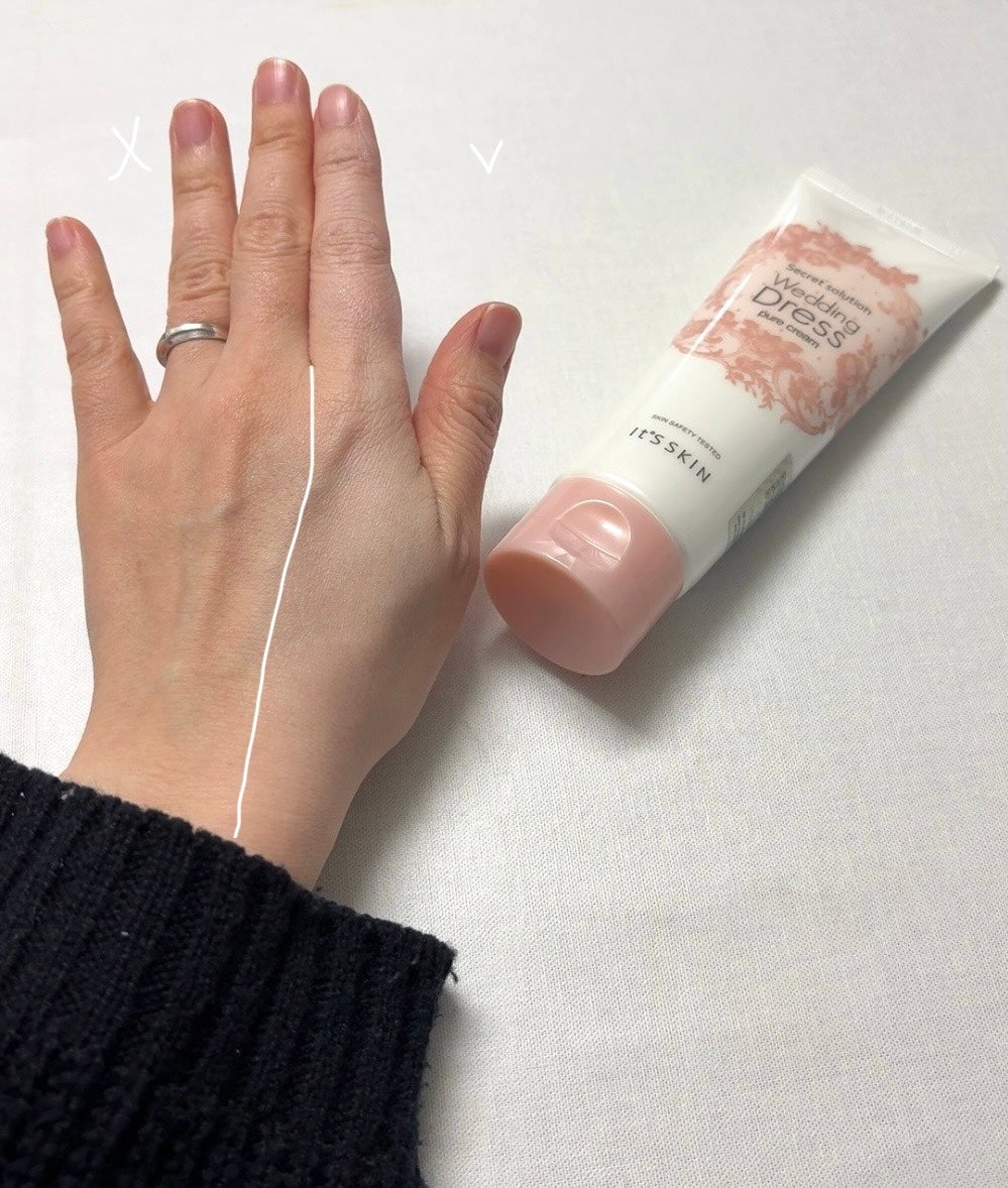 シークレットソルーションウェディングドレスピュアクリーム/It's skin/フェイスクリームを使ったクチコミ(3枚目)