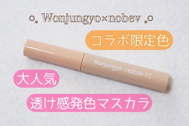 大人気マスカラの限定色🪄

Wonjungyo / ヌードアイラッシュ
　　　　　　　　　nobevコラボ限定色
　　　　　　　　　　　　　J1ミュートブラウン

韓国のコスメブランド「nobev」と「