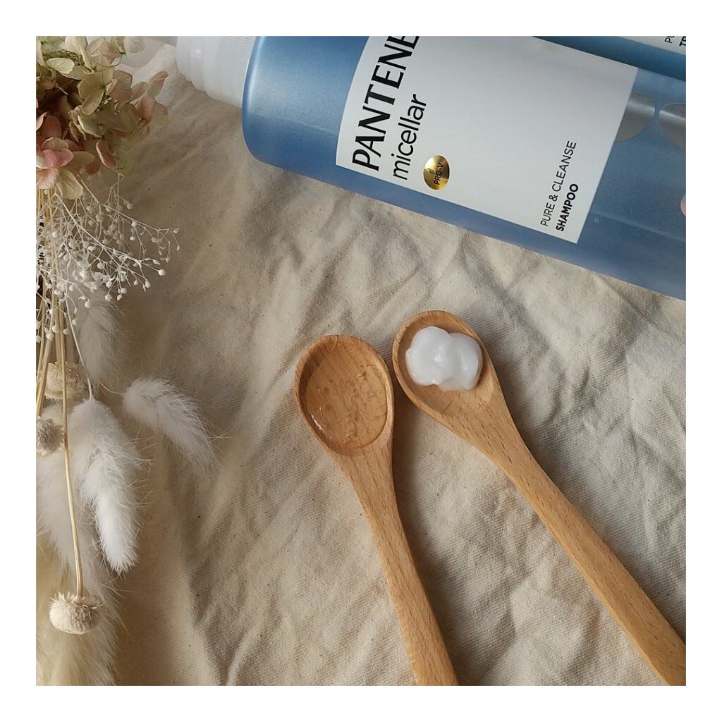 PRO-V ミセラー ピュア＆クレンズ ノンシリコンシャンプー/トリートメント/パンテーン/市販シャンプーを使ったクチコミ（2枚目）