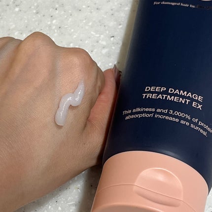 ディープダメージトリートメントEX/UNOVE/洗い流すヘアトリートメントを使ったクチコミ(2枚目)