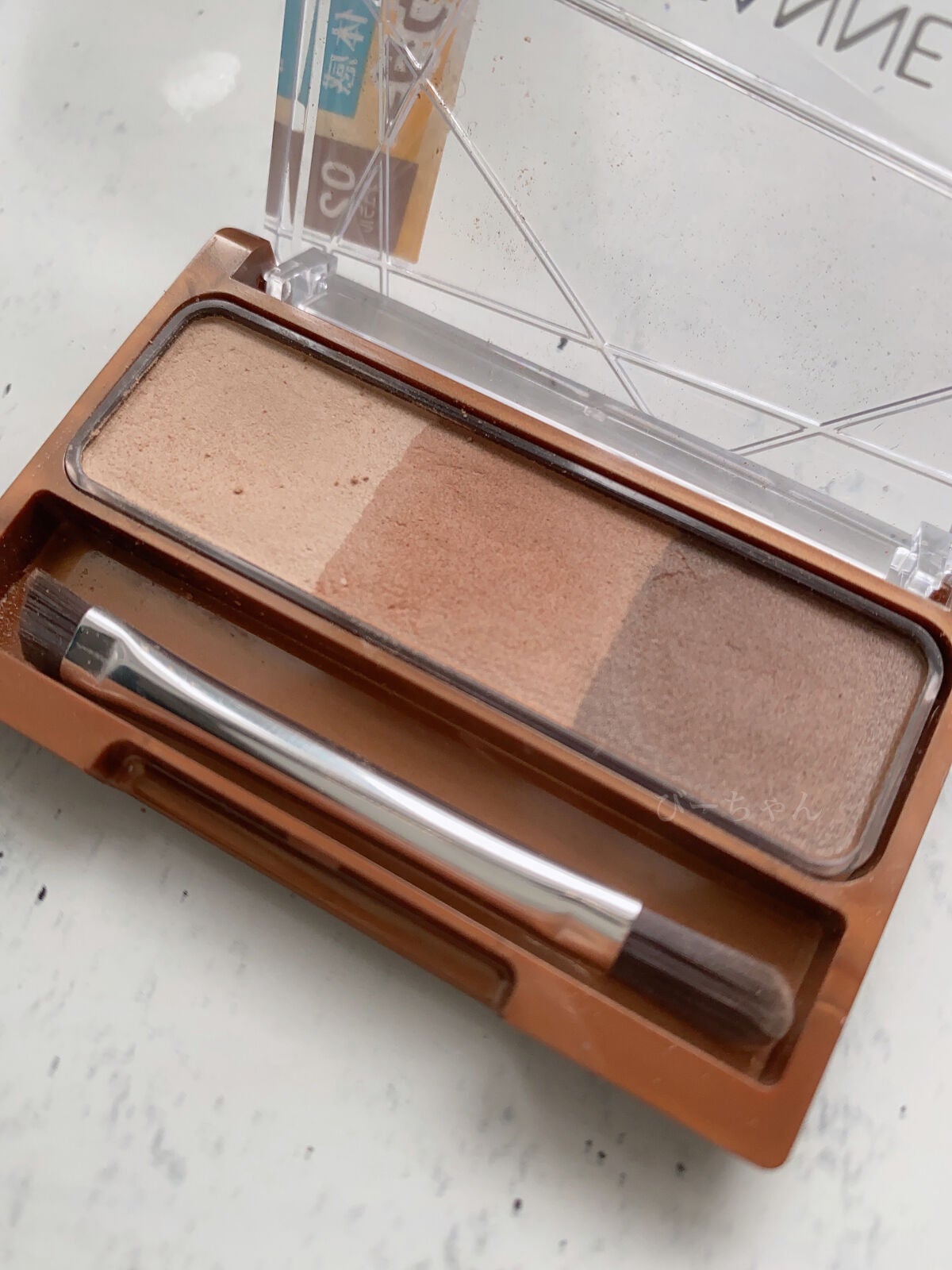 ノーズ&アイブロウパウダー/CEZANNE/パウダーアイブロウを使ったクチコミ(2枚目)