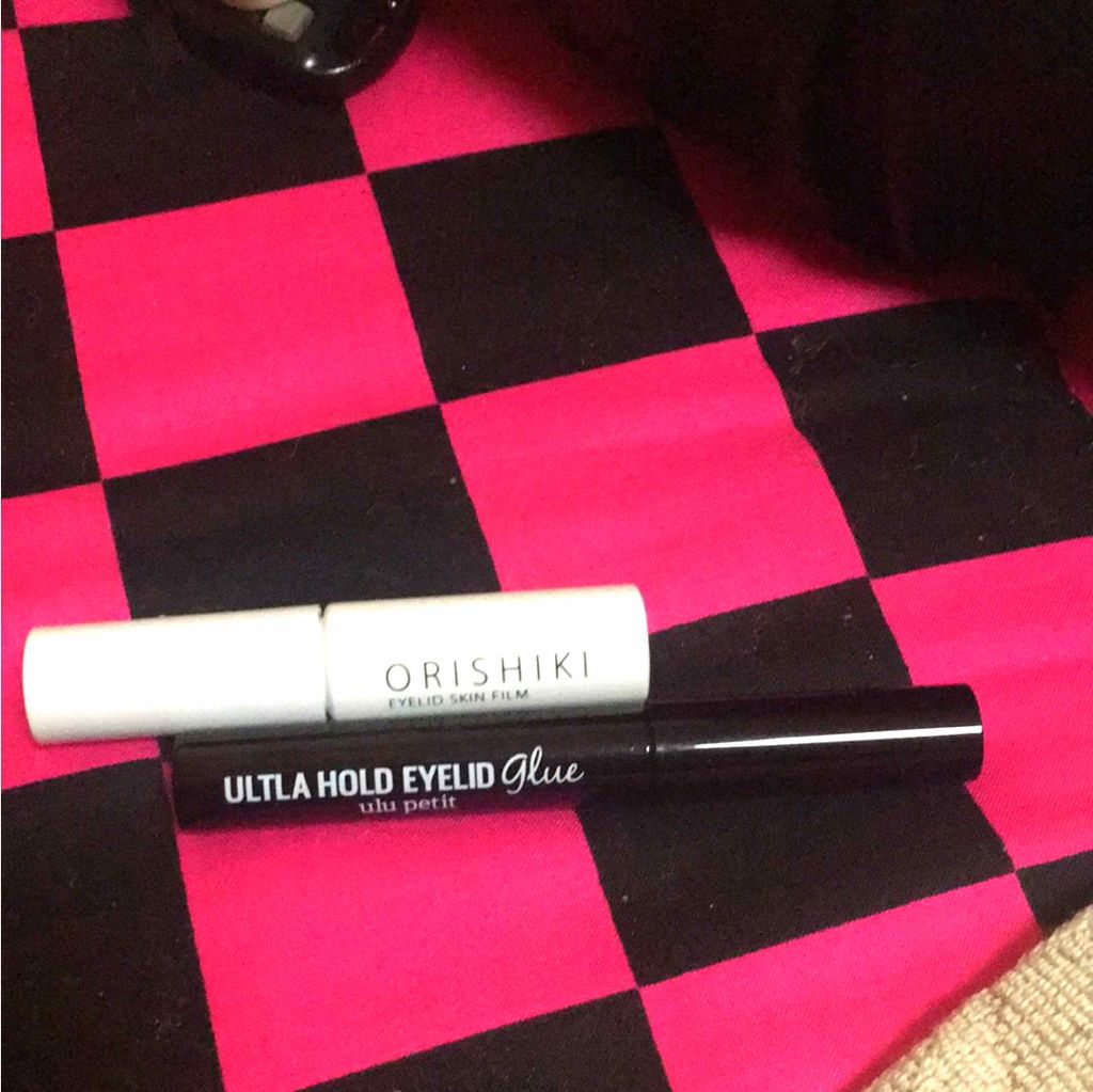 うるプチふたえグルー/キコラボメイク/二重まぶた用アイテムを使ったクチコミ(2枚目)