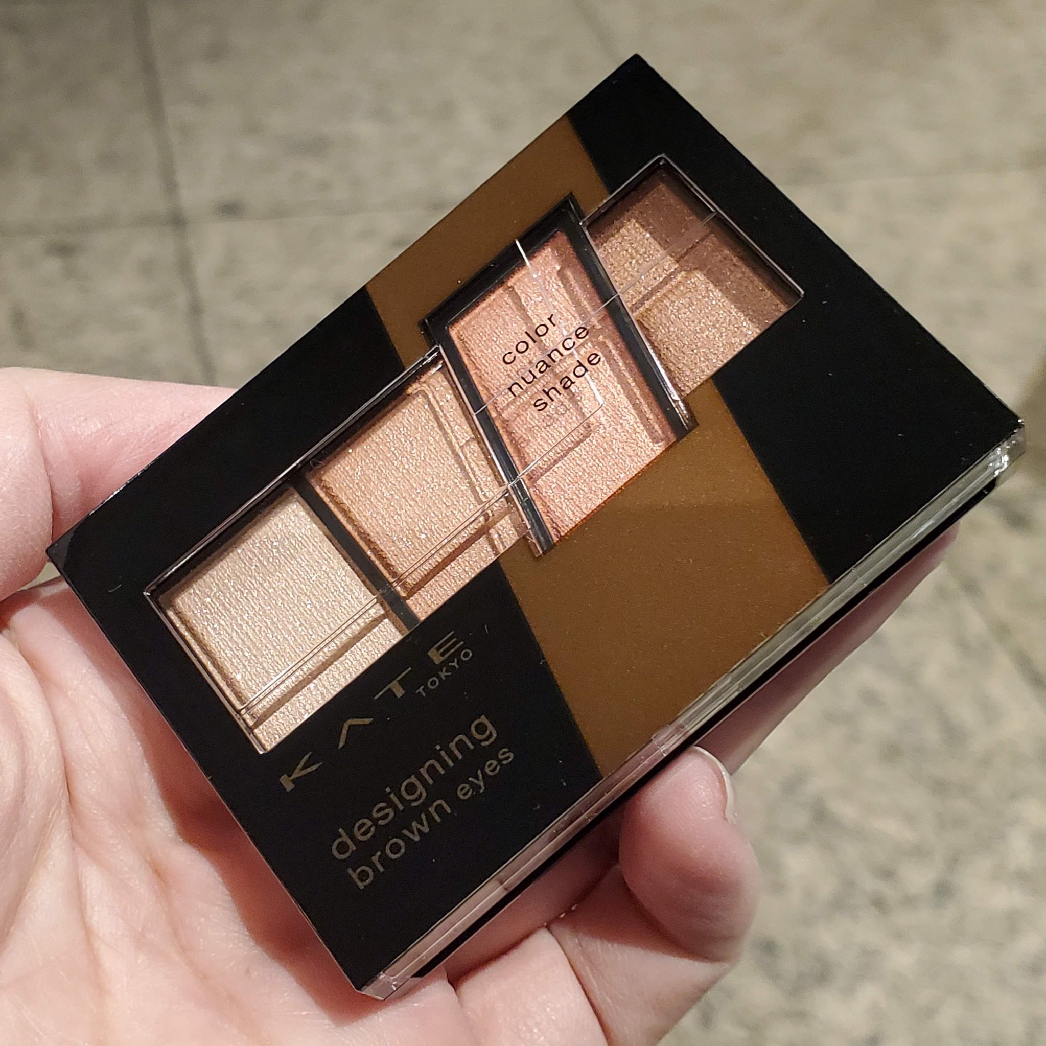 デザイニングブラウンアイズ/KATE/アイシャドウパレットを使ったクチコミ（2枚目）