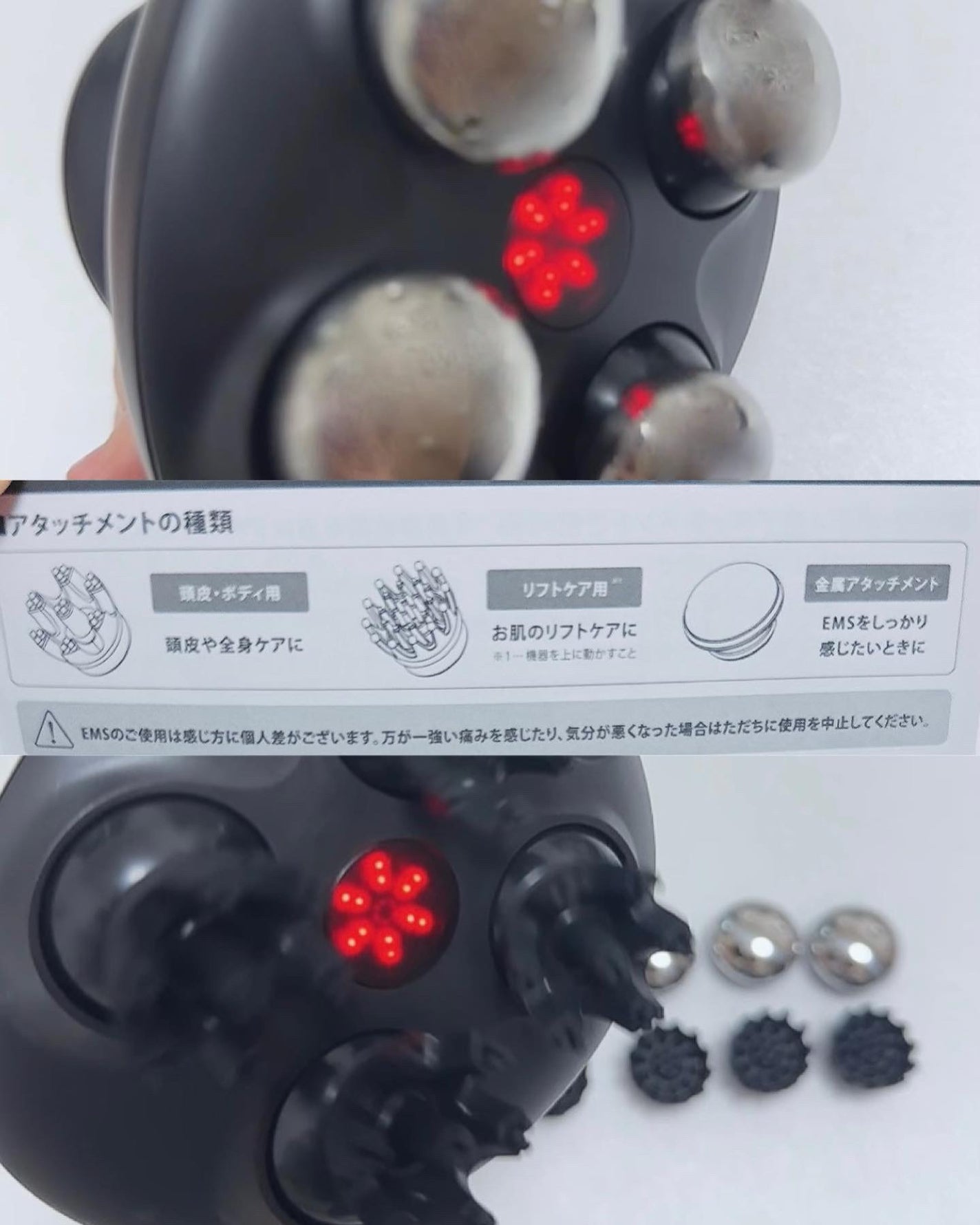 EMS HEAD SPA PREMIUM/NIPLUX/ヘッドマッサージャーを使ったクチコミ(1枚目)