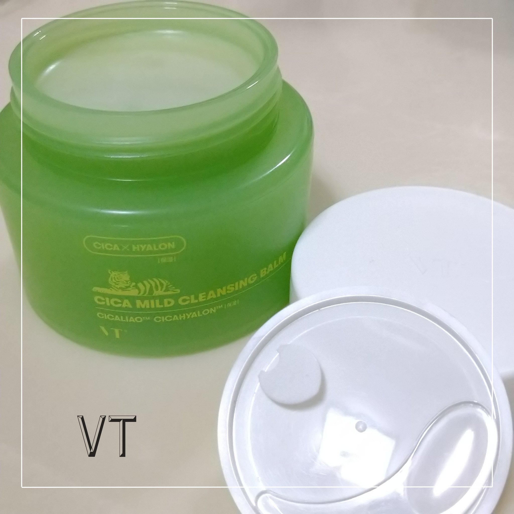 VT シカマイルドクレンジングバームのクチコミ「🌿VT シカマイルドクレンジングバーム🌿

お肌が揺らいでしまっているので
オイルクレンジング.....」（1枚目）