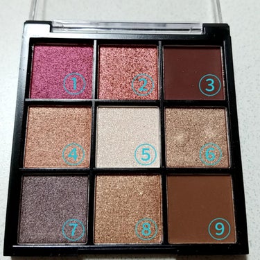 UR GLAM　BLOOMING EYE COLOR PALETTE/U R GLAM/アイシャドウパレットを使ったクチコミ（3枚目）