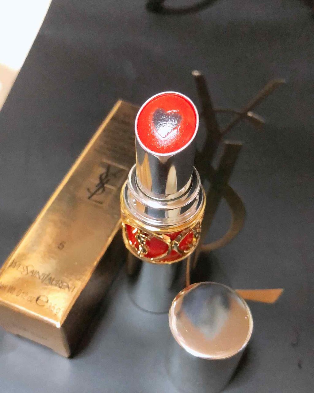 ヴォリュプテ プランプインカラー/YVES SAINT LAURENT BEAUTE/口紅を使ったクチコミ(1枚目)