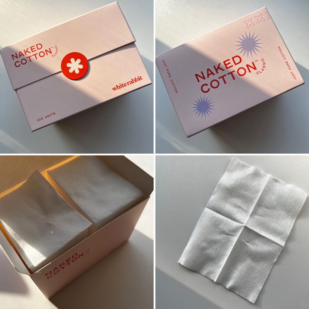 NAKED COTTON CLASSIC/White Rabbit/コットンを使ったクチコミ（3枚目）