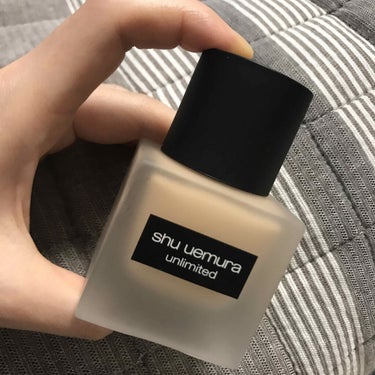 アンリミテッド ラスティング フルイド/shu uemura/リキッドファンデーションを使ったクチコミ（1枚目）