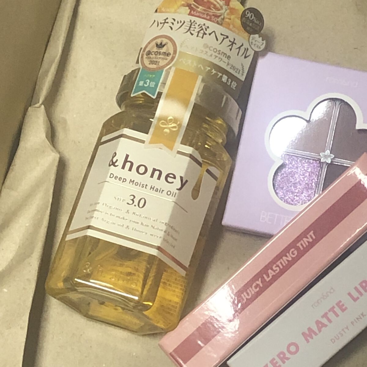 ジューシーラスティングティント/rom&nd/リップティントを使ったクチコミ（1枚目）