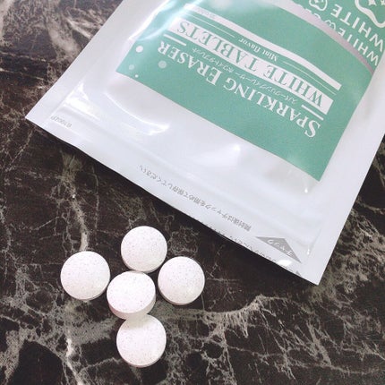 スパークリングイレーサー ホワイトタブレット/WHITE CLUB/その他オーラルケアを使ったクチコミ(5枚目)