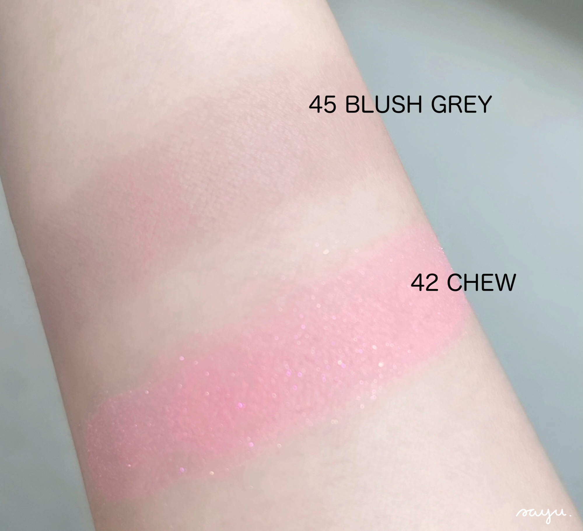 マイフェイブピースアイシャドウ 42 チュー(CHEW)/HOLIKA HOLIKA/単色アイシャドウを使ったクチコミ（2枚目）