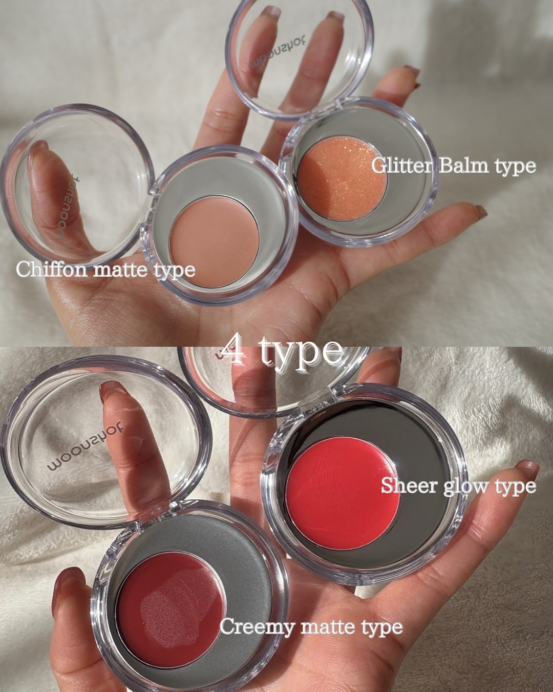 メルティングムードリップ&チーク/moonshot/ジェル・クリームチークを使ったクチコミ（2枚目）