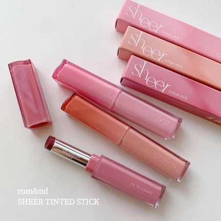 シアーティンテッドスティック/rom&nd/口紅を使ったクチコミ(4枚目)