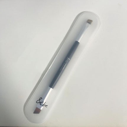 ダブルエンドアイブロウブラシ熊野筆/&be/メイクブラシを使ったクチコミ(4枚目)