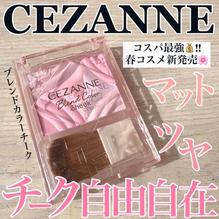 ブレンドカラーチーク/CEZANNE/チークを使ったクチコミ(1枚目)
