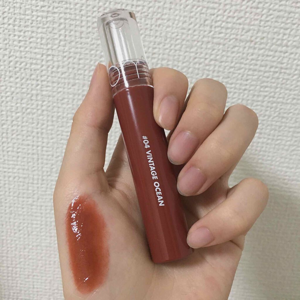 グラスティングウォーターティント/rom&nd/リップティントを使ったクチコミ(3枚目)