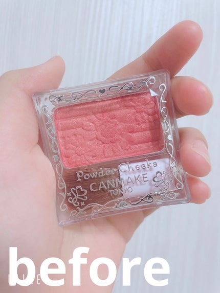 【旧品】パウダーチークス PW33 シェルピンク/キャンメイク/パウダーチークの画像