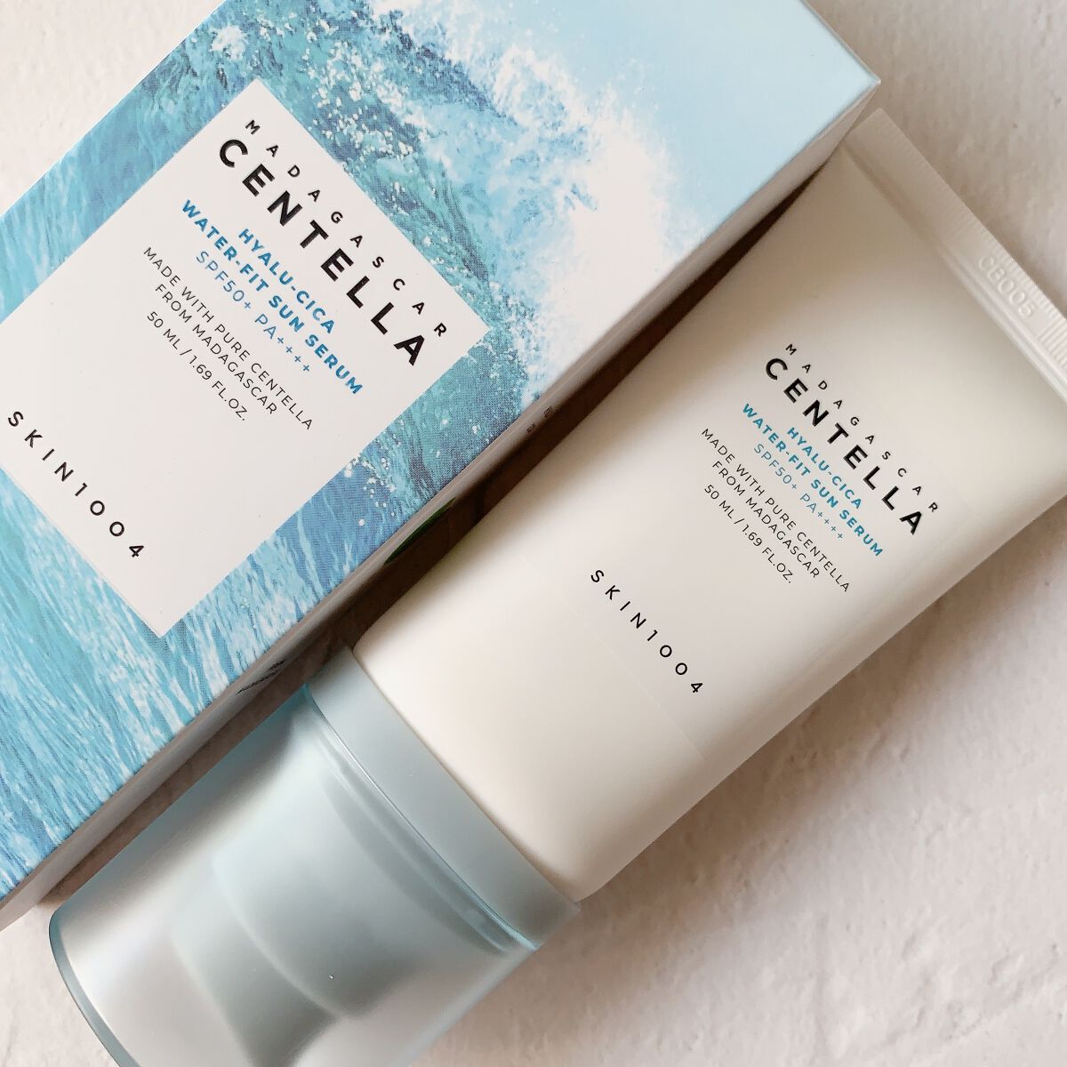 ヒアルーシカ ウォーターフィット サンセラム/SKIN1004/日焼け止めローションを使ったクチコミ（1枚目）