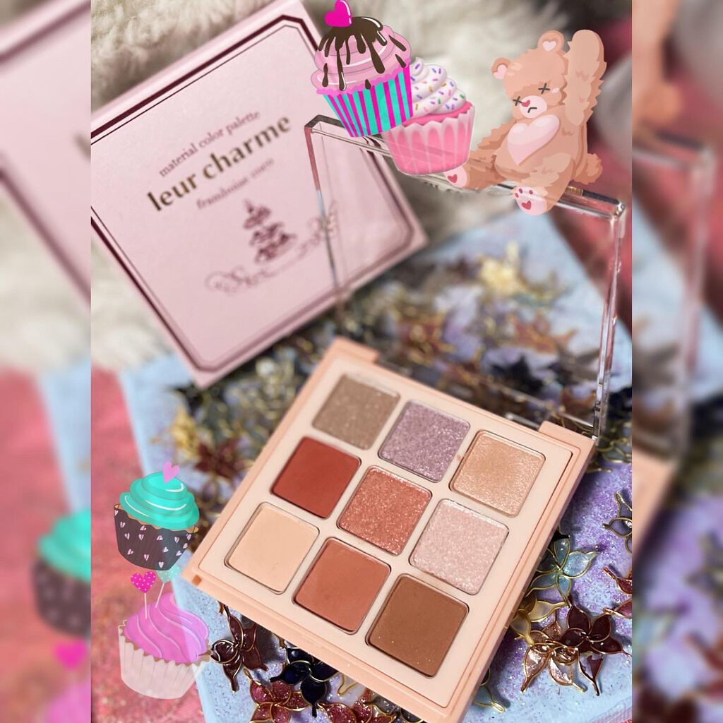 マテリアルカラーパレット/leur charme/アイシャドウパレットを使ったクチコミ(1枚目)