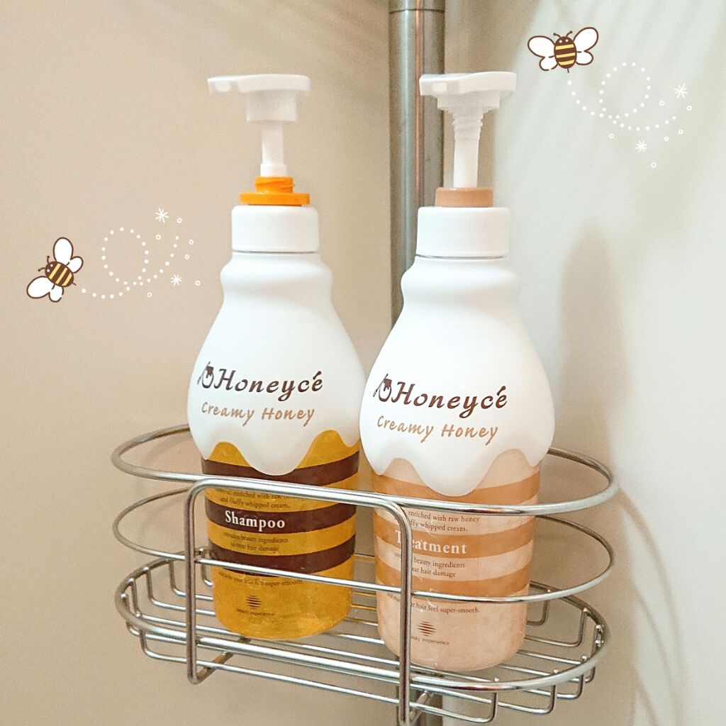 クリーミーハニー シャンプー/トリートメント/ハニーチェ/市販シャンプーを使ったクチコミ（1枚目）