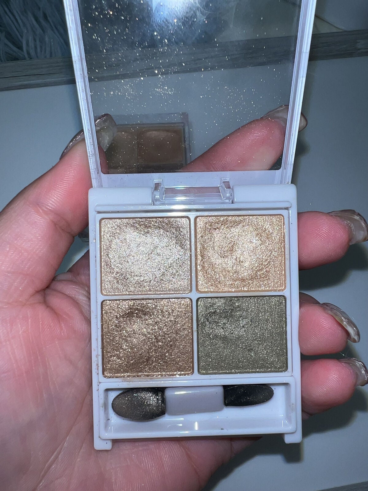 シルキースフレアイズ/キャンメイク/アイシャドウパレットを使ったクチコミ(2枚目)