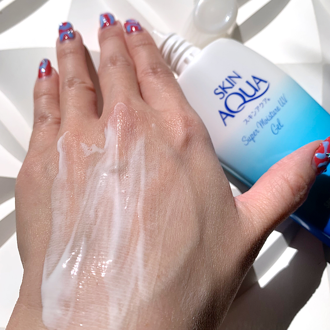 スキンアクア スーパーモイスチャージェル/スキンアクア/日焼け止めジェルを使ったクチコミ（3枚目）