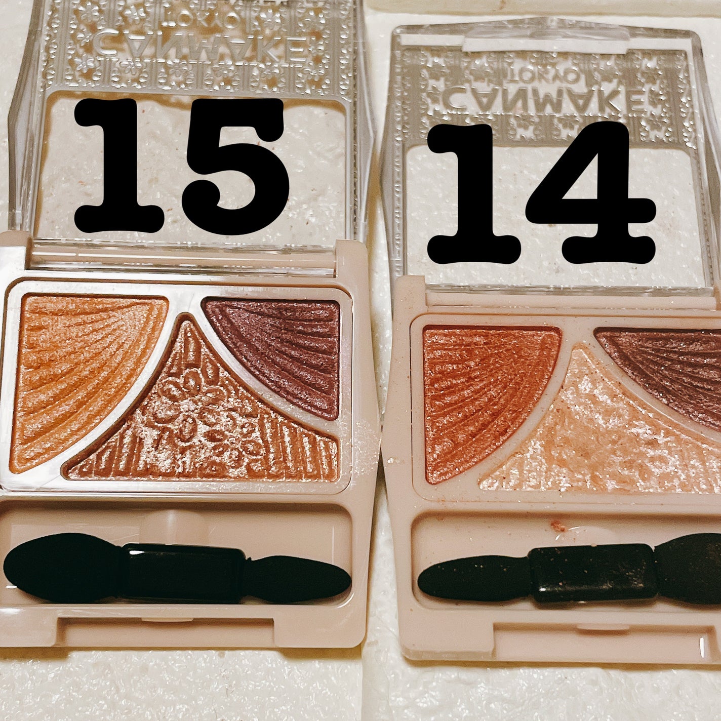 ジューシーピュアアイズ/キャンメイク/アイシャドウパレットを使ったクチコミ(5枚目)