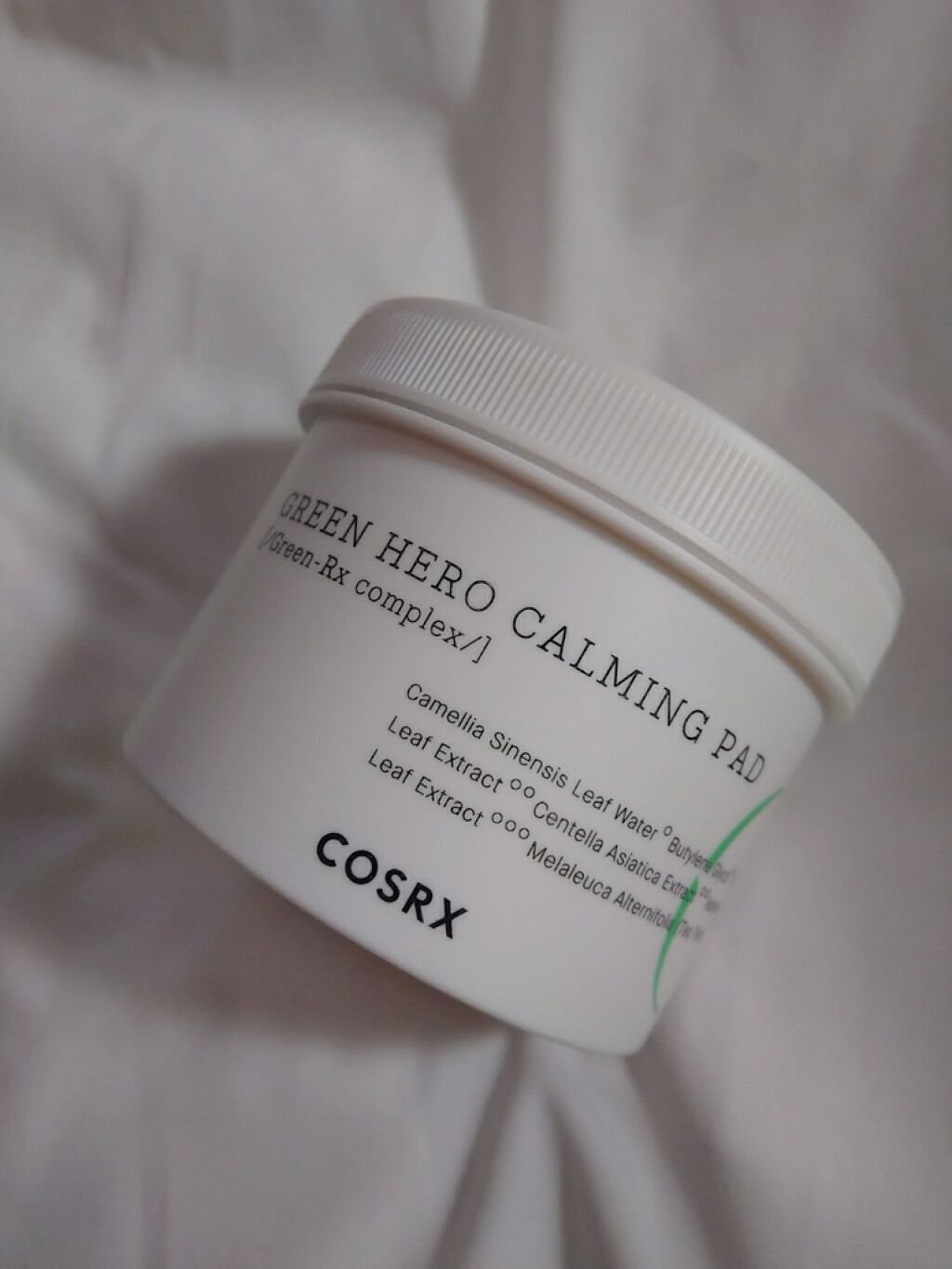 ワンステップグリーンカーミングパッド/COSRX/トナーパッドを使ったクチコミ（1枚目）