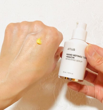 レチノール0.3 ナイアシンリニューイングセラム/Anua/美容液を使ったクチコミ(2枚目)