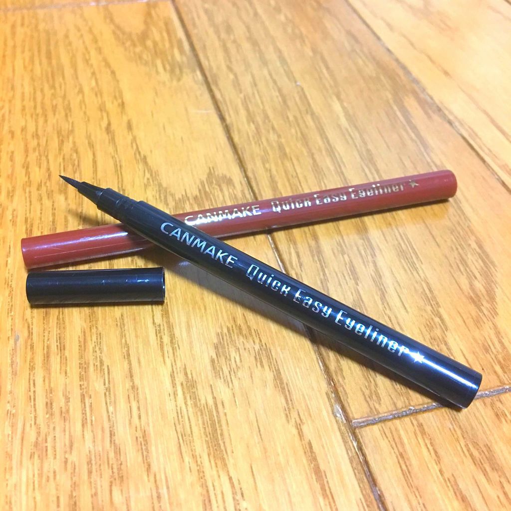 クイックイージーアイライナー/キャンメイク/リキッドアイライナーを使ったクチコミ(1枚目)