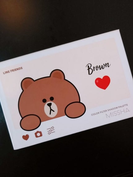 カラーフィルターシャドウパレット(ラインフレンズエディション)/MISSHA/アイシャドウパレットを使ったクチコミ(2枚目)