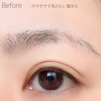 ダブルエンドアイブロウブラシ熊野筆/&be/メイクブラシを使ったクチコミ(5枚目)