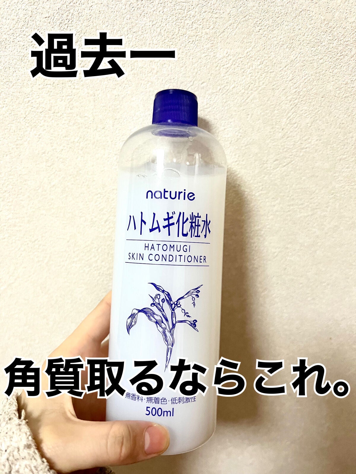 ハトムギ化粧水(ナチュリエ スキンコンディショナー R )/ナチュリエ/化粧水を使ったクチコミ(1枚目)