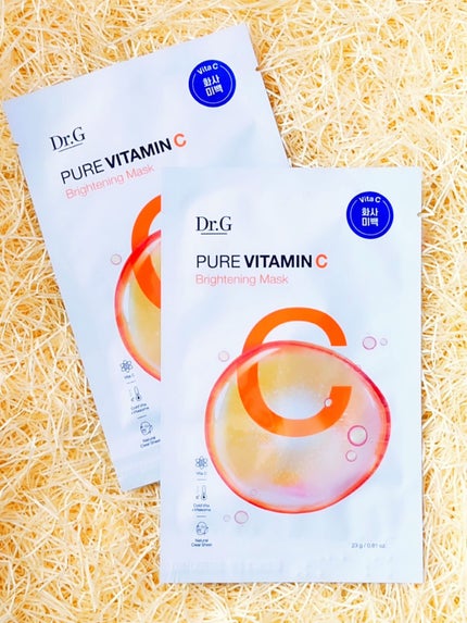 ドクタージー ピュア ビタミンC ブライトニングマスク/Dr.G/シートマスク・パックを使ったクチコミ(1枚目)