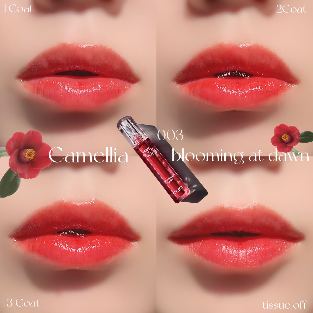 ピュアグロッシーティント/CLIO/リップティントを使ったクチコミ(6枚目)