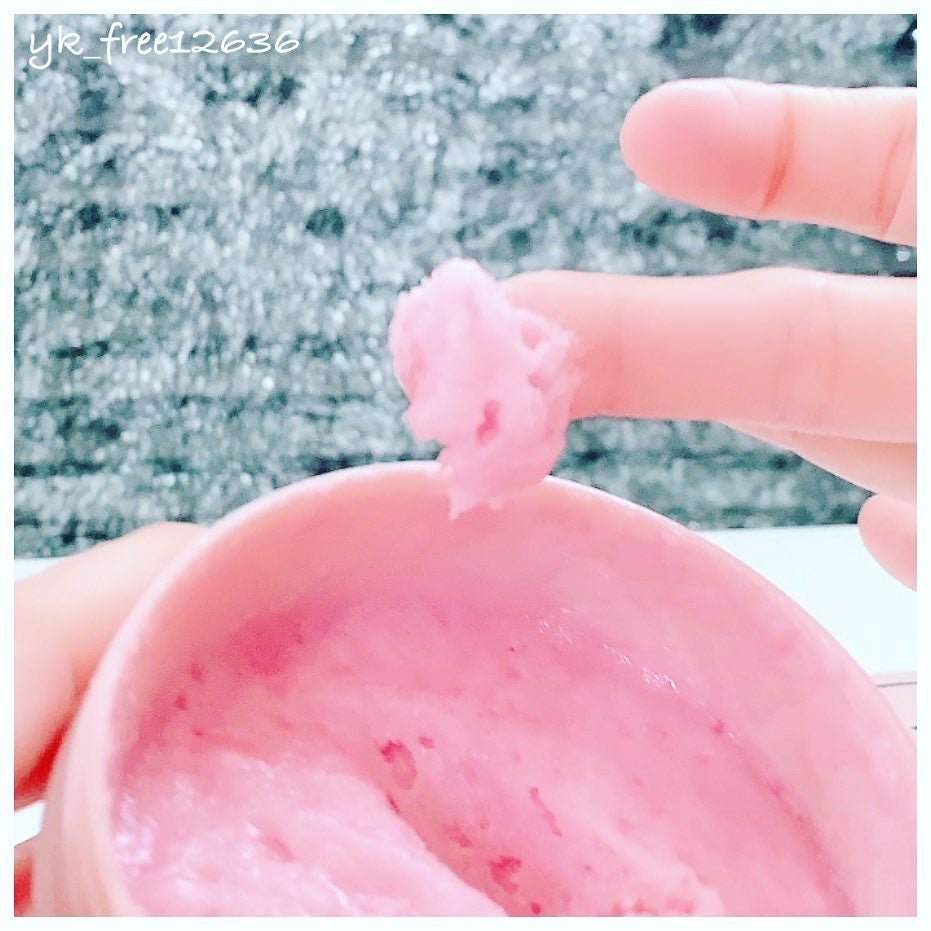 Q+Me スウィート ボム タラソ スクラブ/AGARISM/バスト・ヒップケアを使ったクチコミ(4枚目)