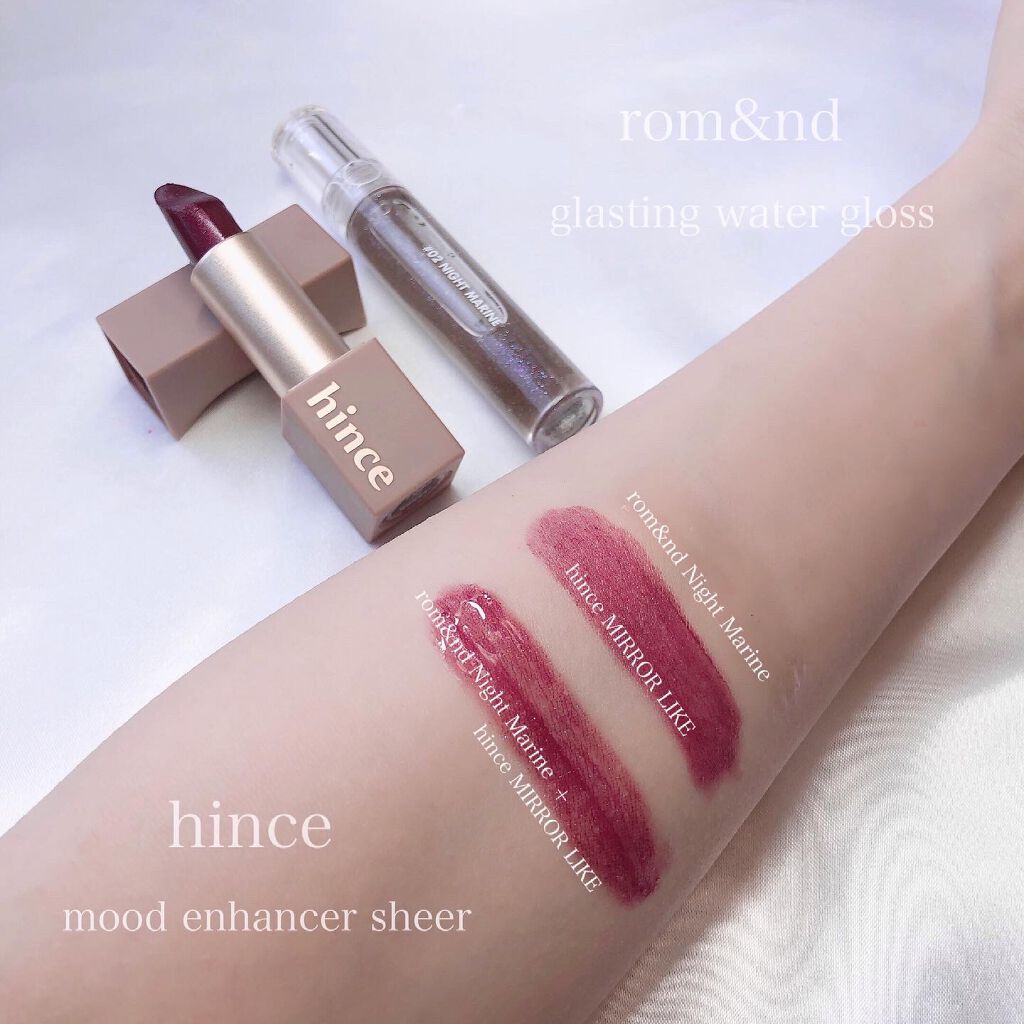 ムードインハンサーシアー/hince/口紅を使ったクチコミ（1枚目）