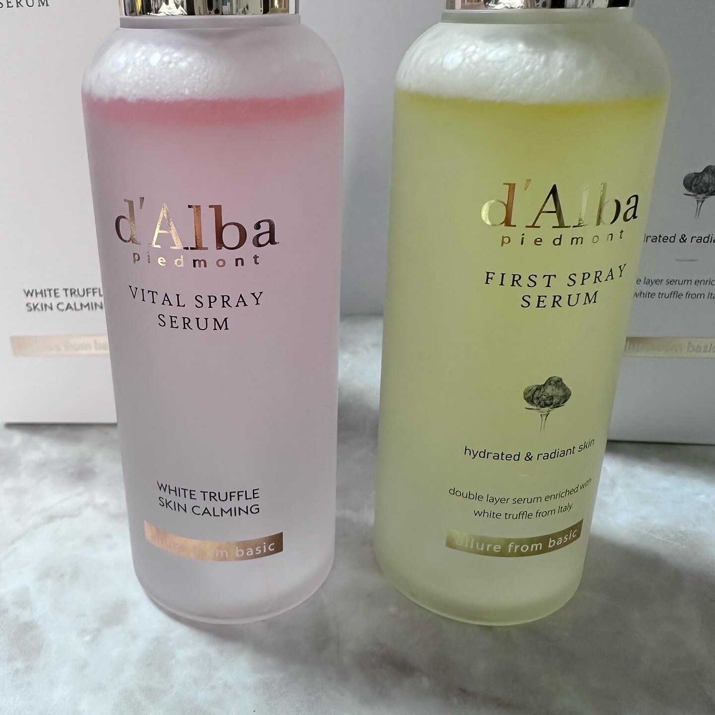 ダルバ ホワイトトリュフファーストスプレーセラム/ダルバ/ミスト状化粧水を使ったクチコミ（2枚目）